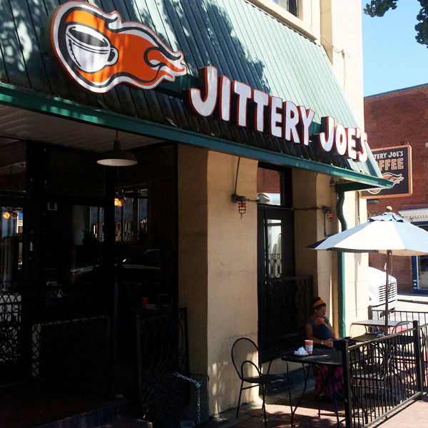 Jittery Joe's coffee shop in Athens