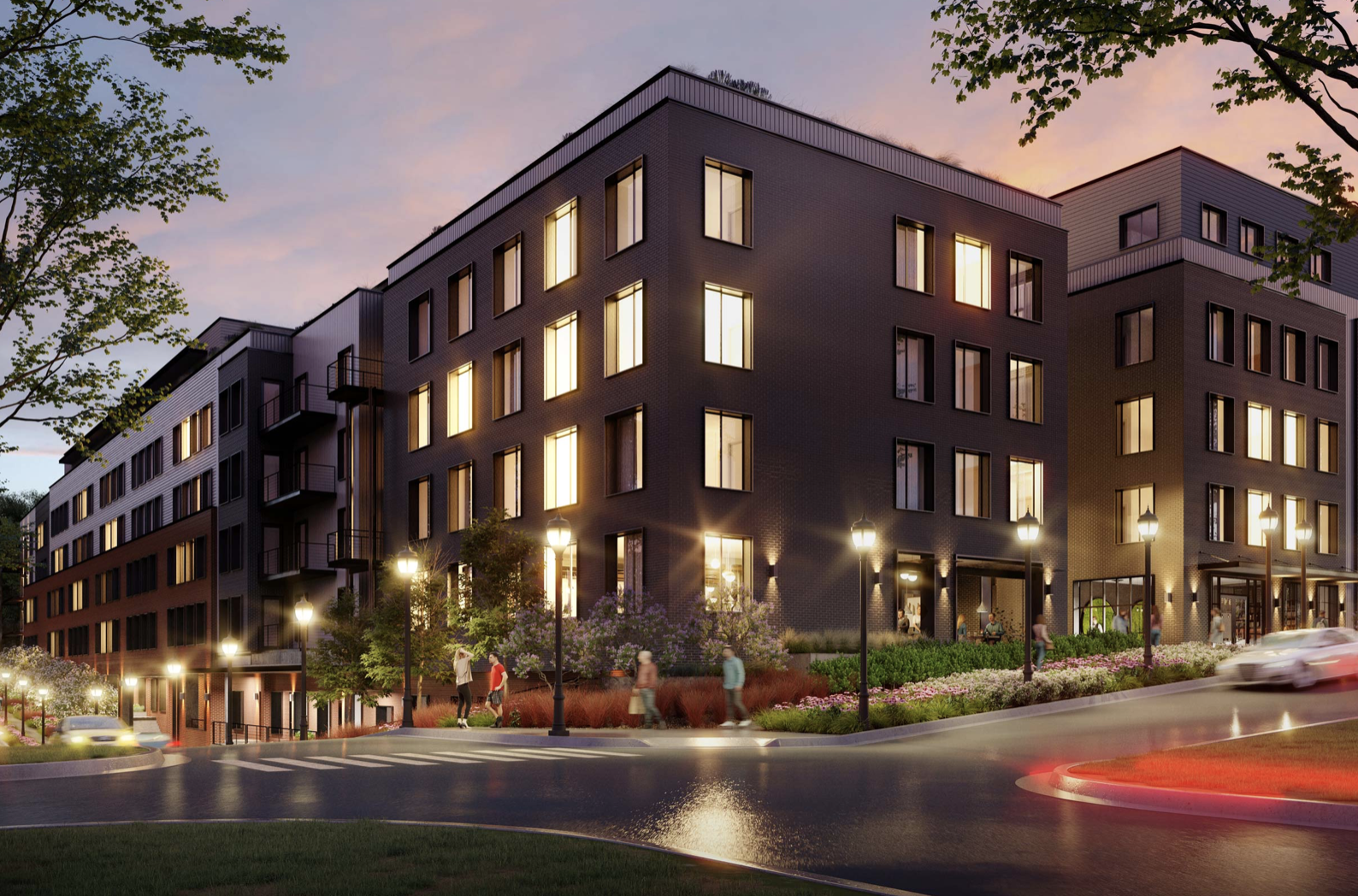 The William new construction student apartment in Athens, GA near UGA. 