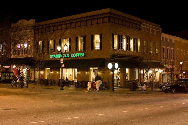 Starbucks Coffee Shop downtown in Athens GA