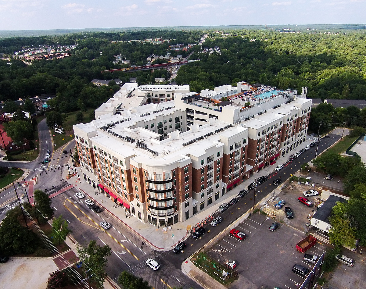 Exterior photo of The Standard at Athens, a student apartment near UGA