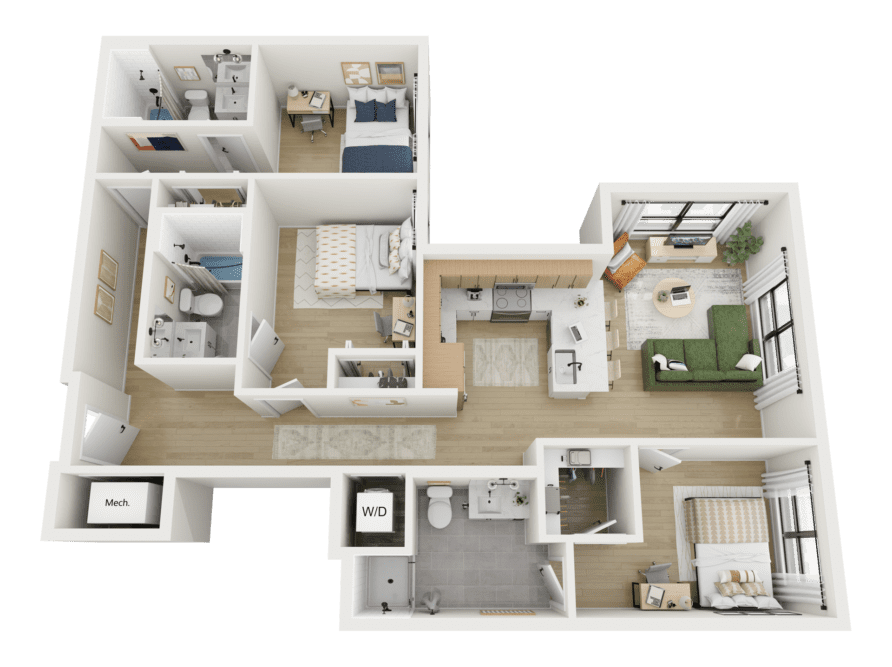 The Baldwin Floorplan