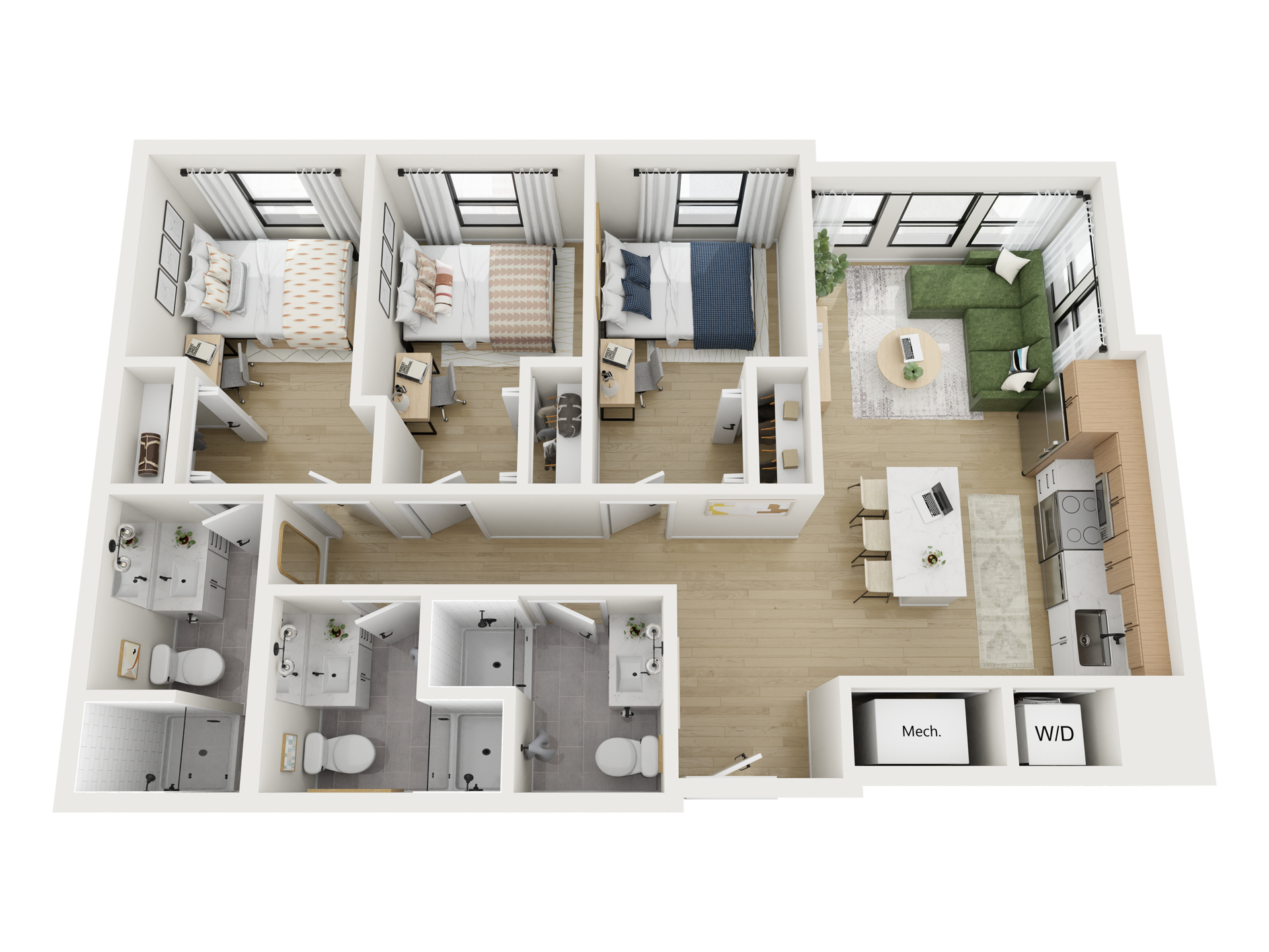 The newton floorplan