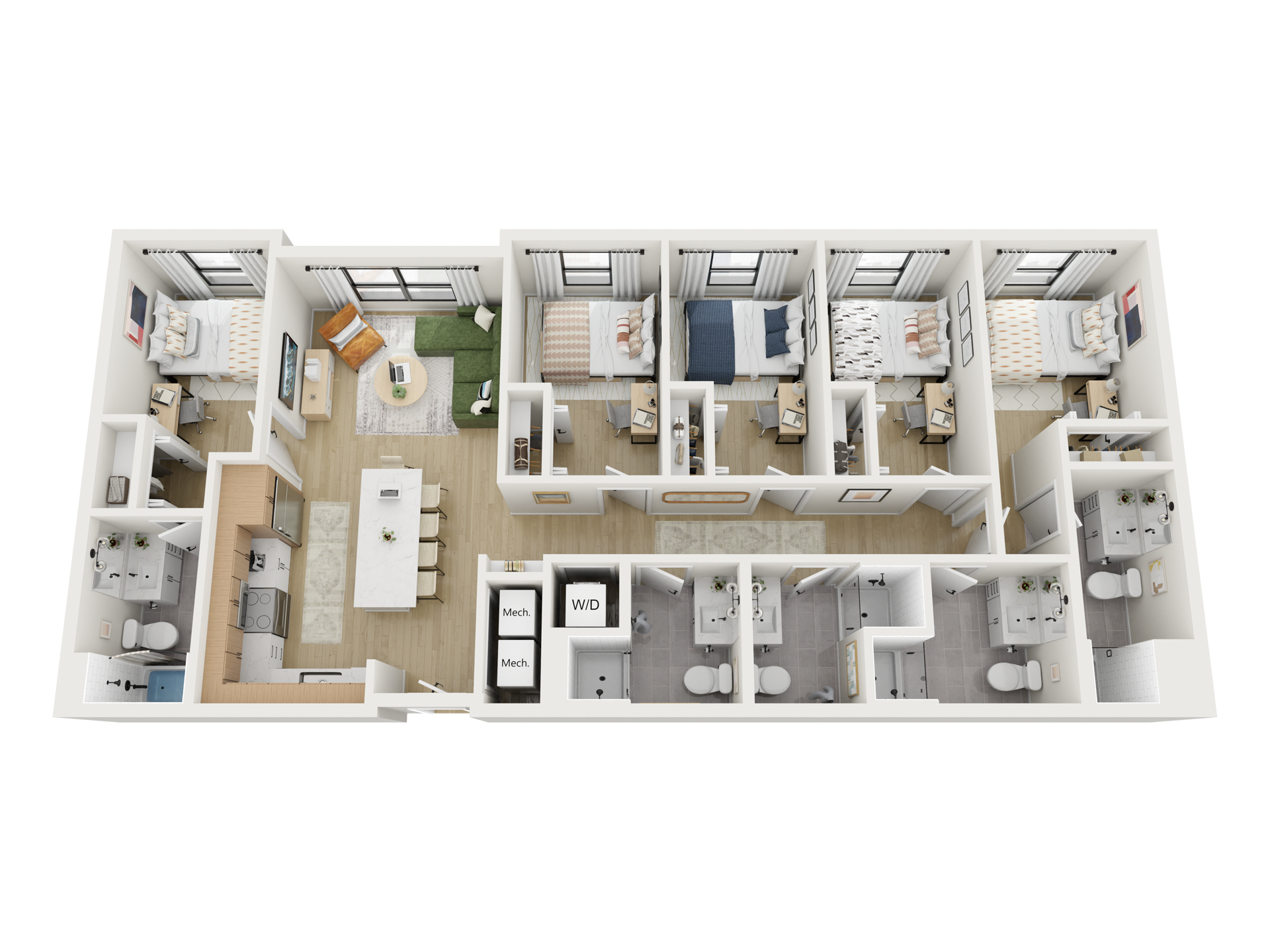 The Springdale 5x5 Floor Plan