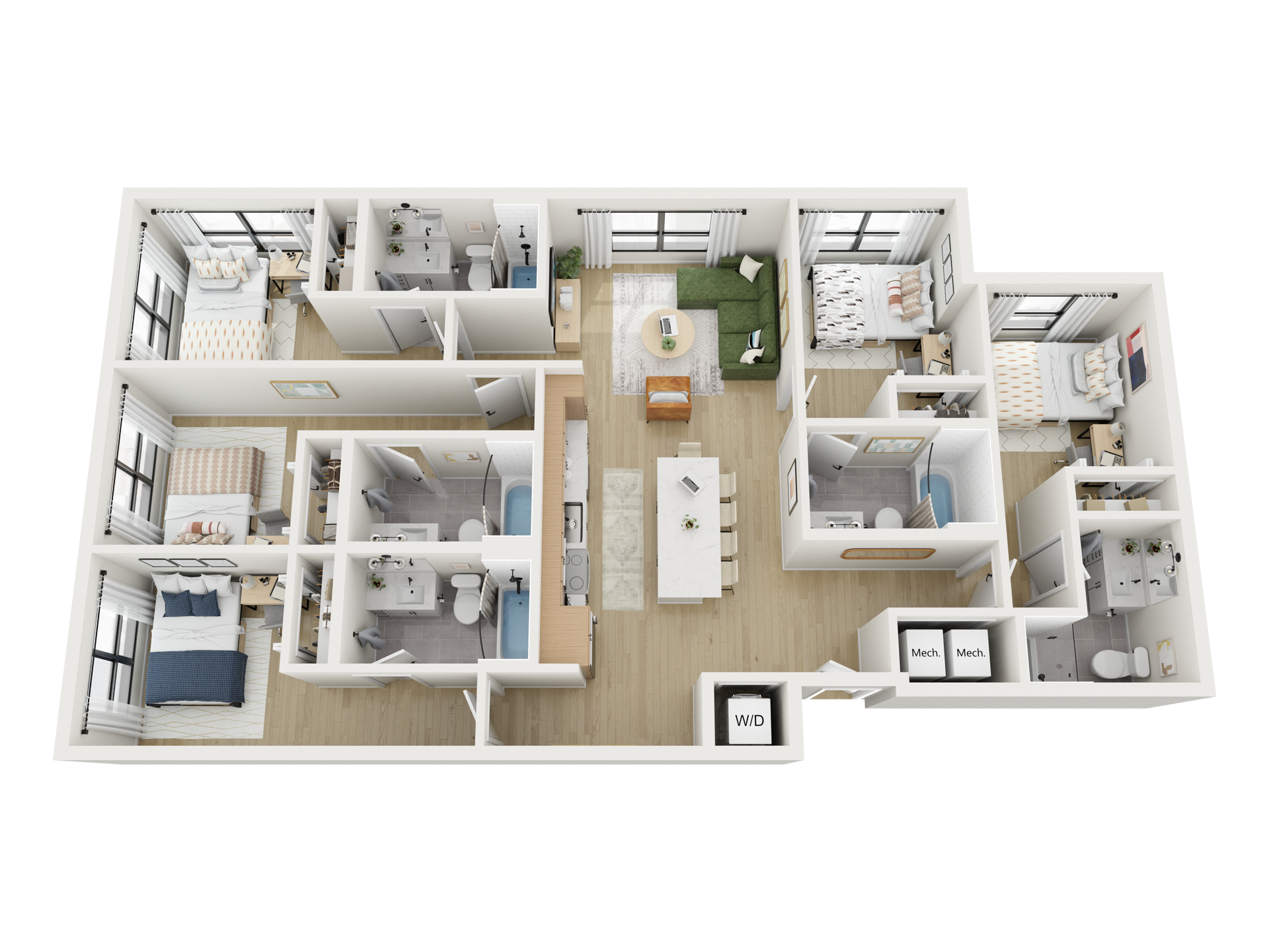 the mitchell floorplan